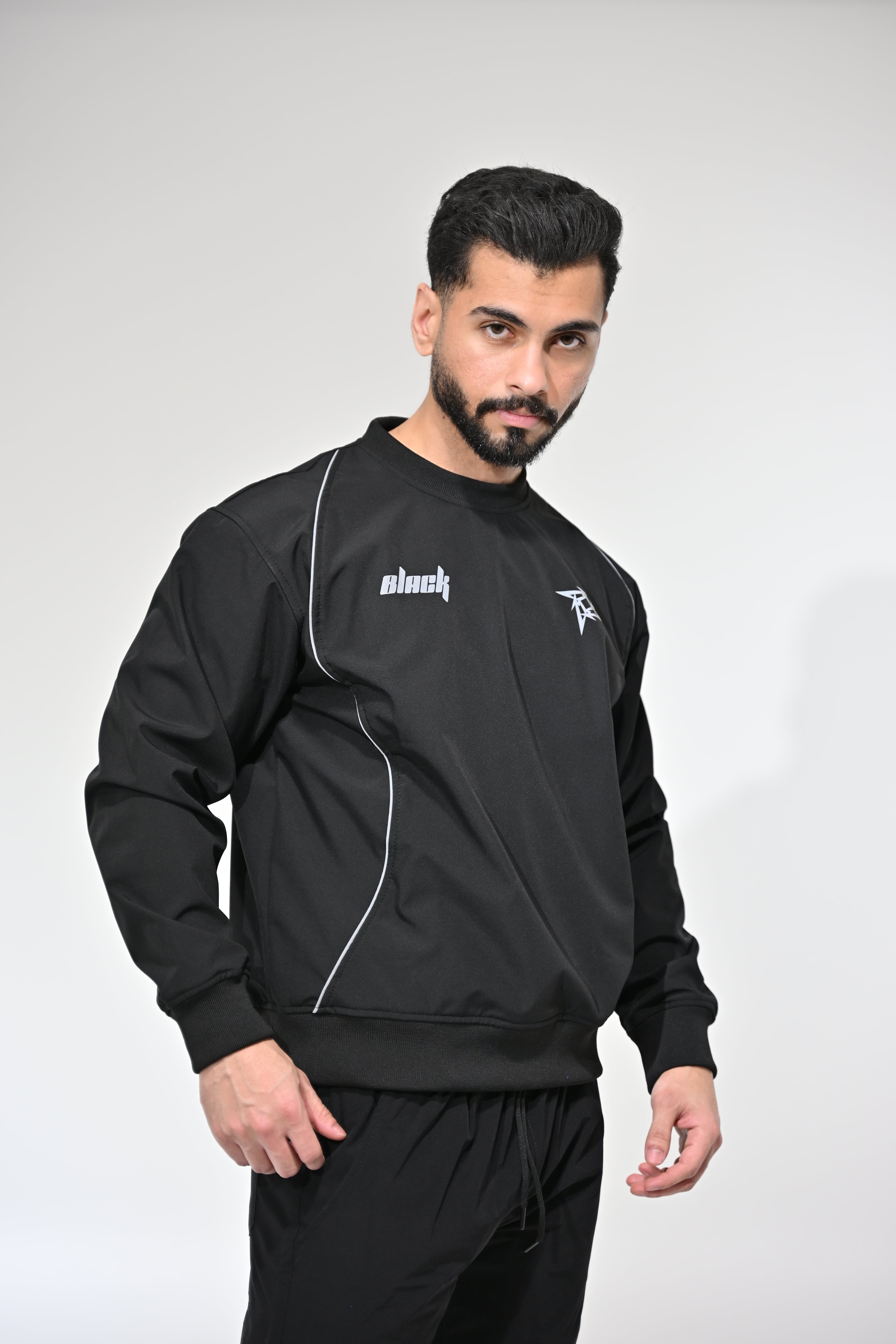 BLACK x REFLECTIVE SWEAT