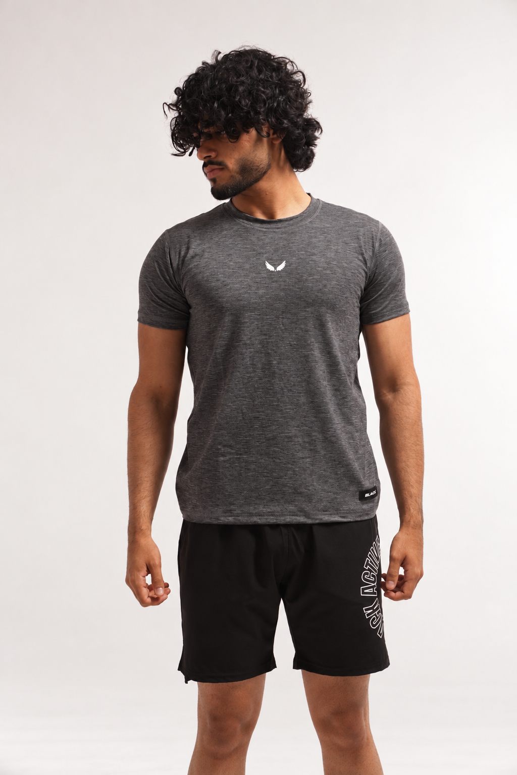Sculpt Tee Charcoal