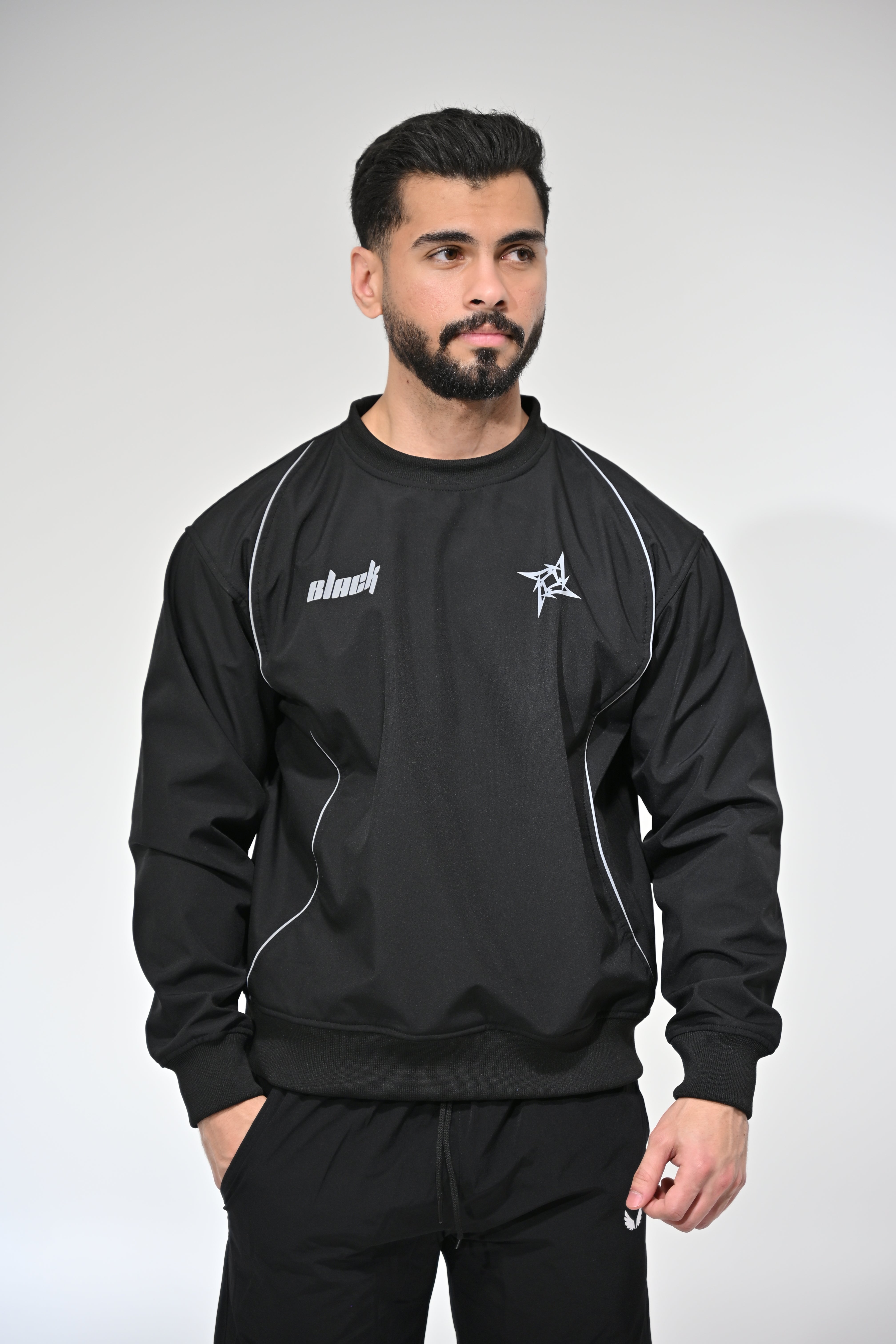 BLACK x REFLECTIVE SWEAT