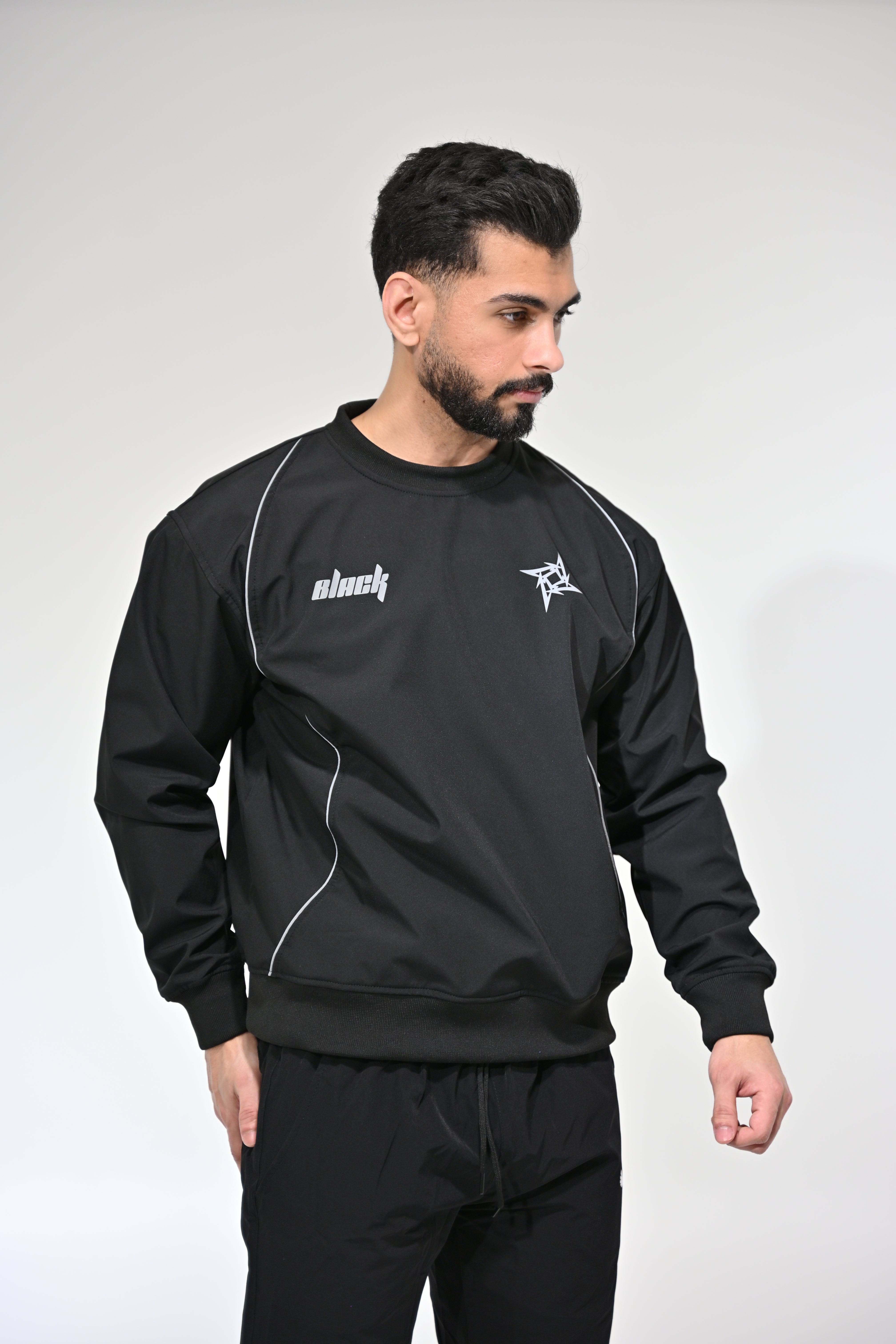 BLACK x REFLECTIVE SWEAT