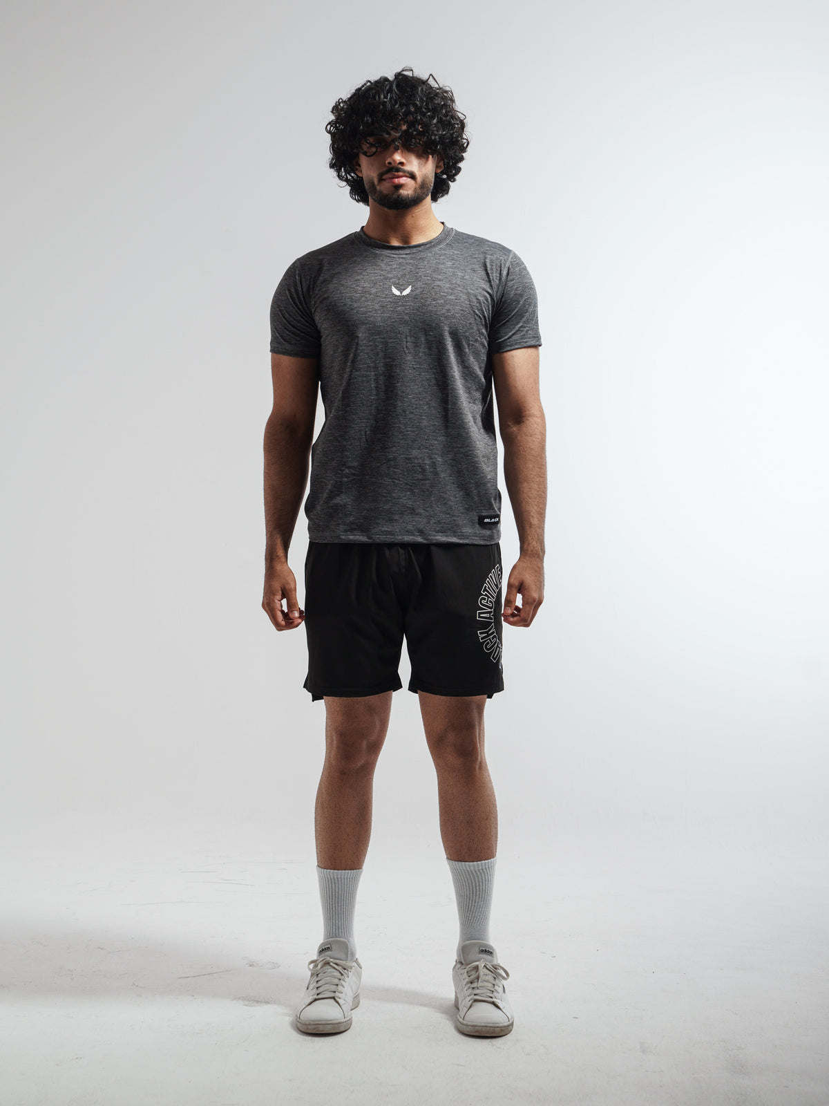 Sculpt Tee Charcoal