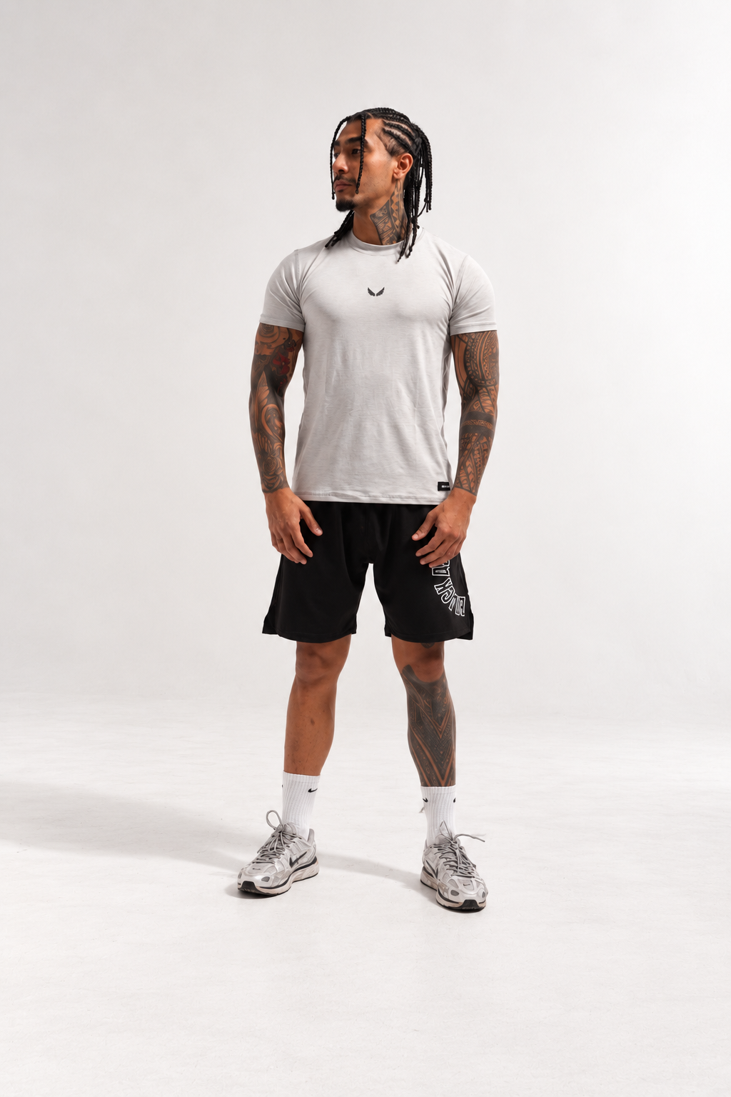 Sculpt Tee L Grey