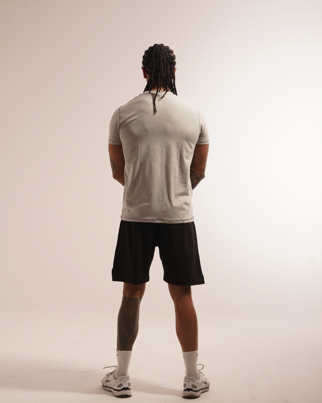 Sculpt Tee L Grey