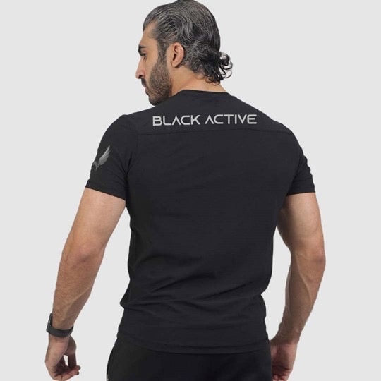 ARMOR SHIRT BLACK (DRI FIT) - Black Active Fitness
