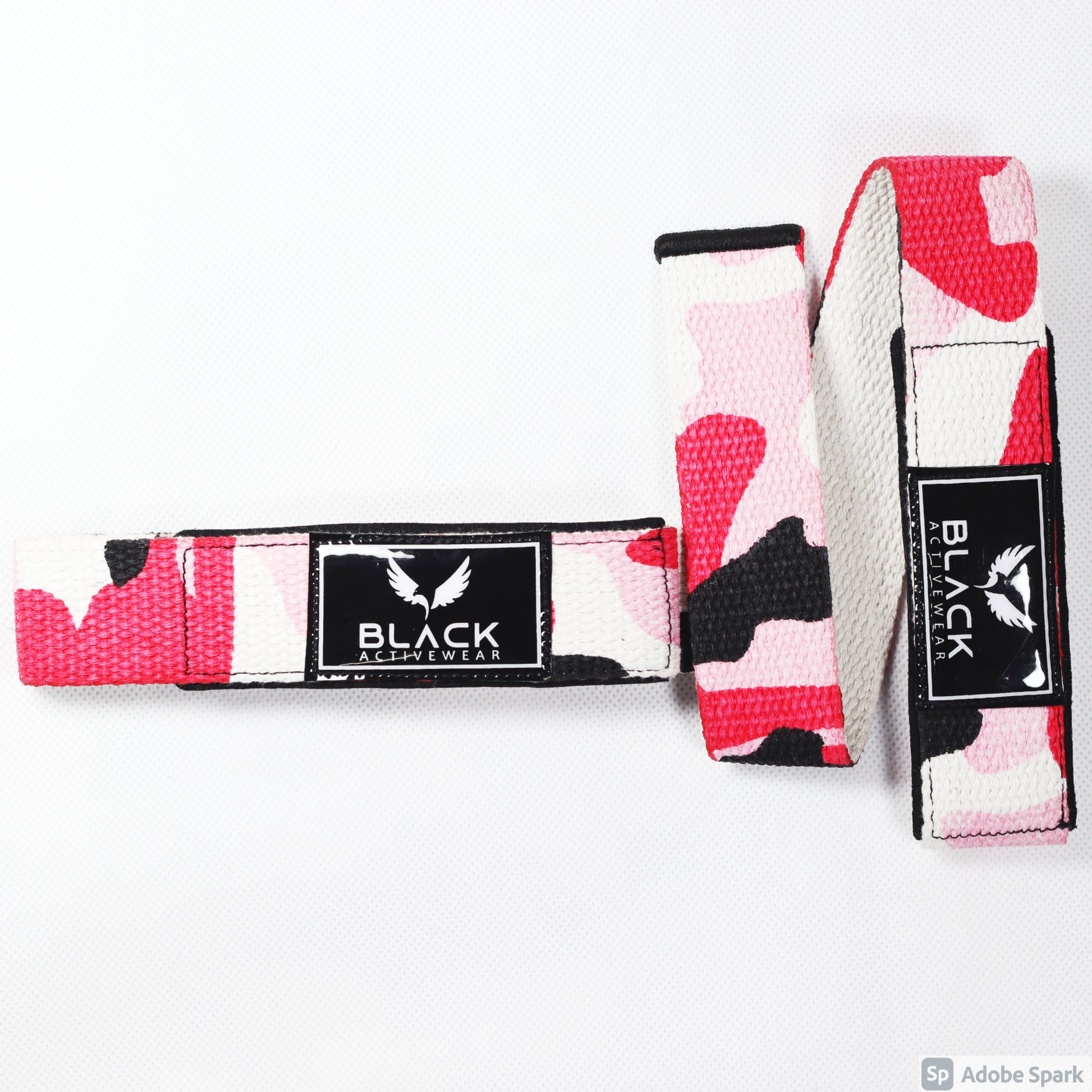 LIFTING STRAPS PINK CAMOUFLAGE - Black Active Fitness