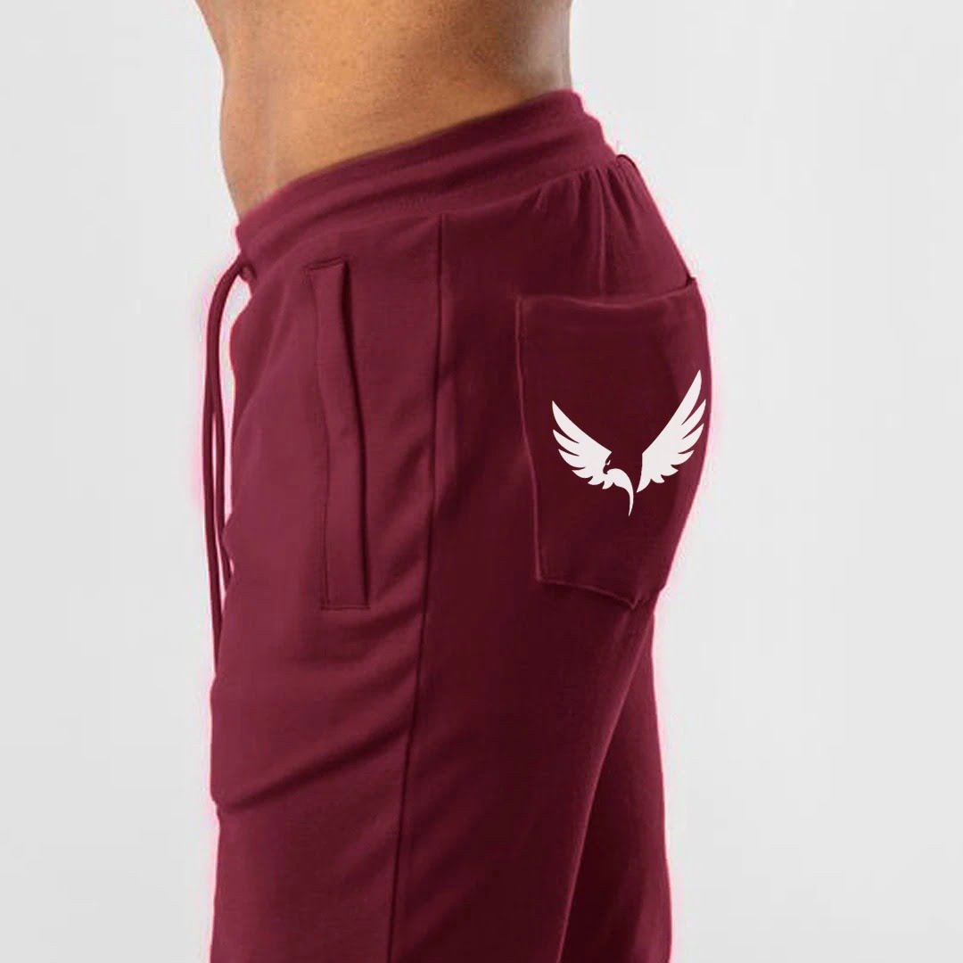 MAROON SIGNATURE JOGGER - Black Active Fitness