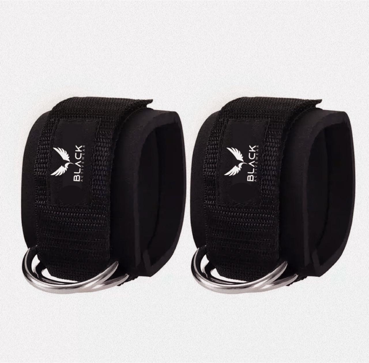 ANKLE STRAP (PADDED) - Black Active Fitness