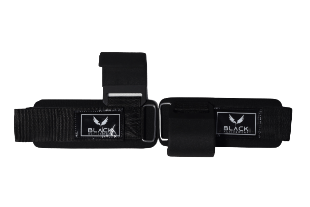 BLACK ACTIVE HOOK STRAP LIFTING - Black Active Fitness
