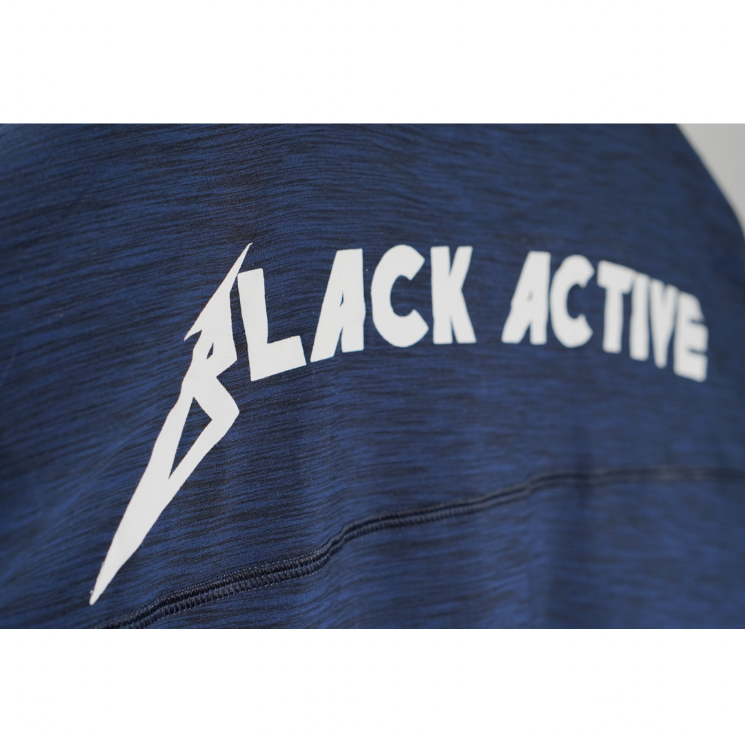 قميص درع أسود (DRI FIT)