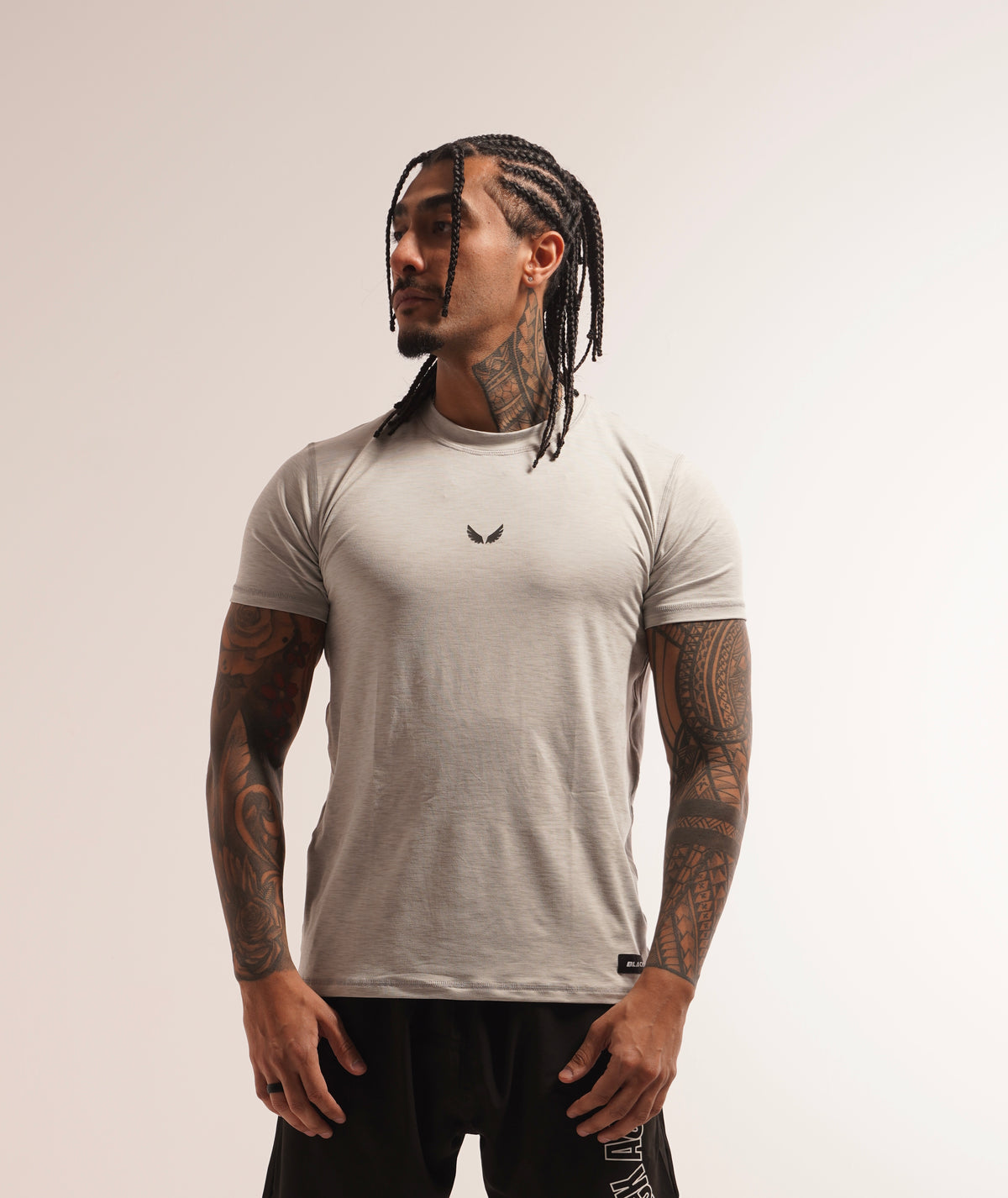 Sculpt Tee L Grey