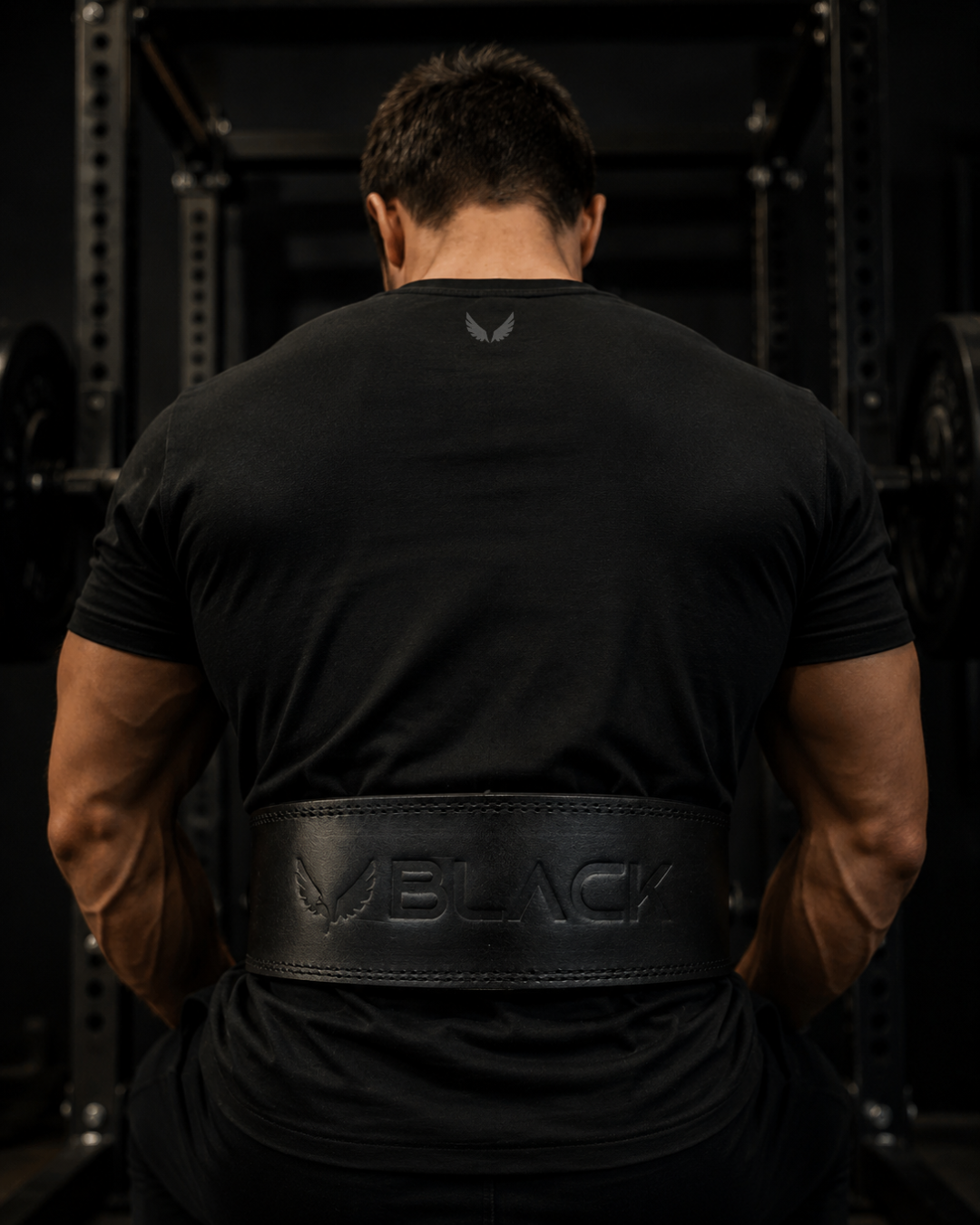 BLACK 10MM WEIGHT LIFTING BELT