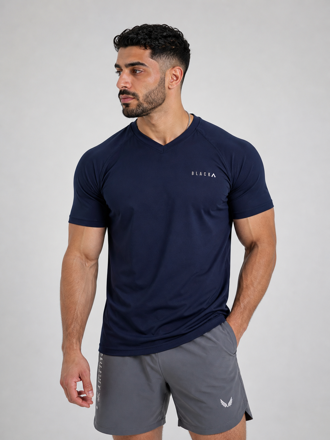 MOTION TEE - NAVY BLUE