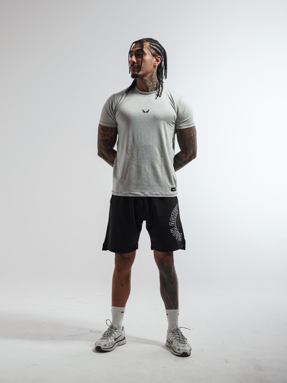 Sculpt Tee L Grey
