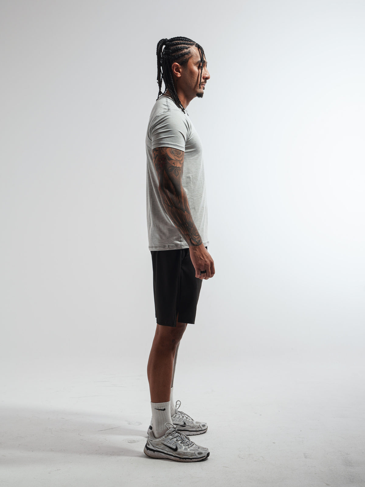 Sculpt Tee L Grey