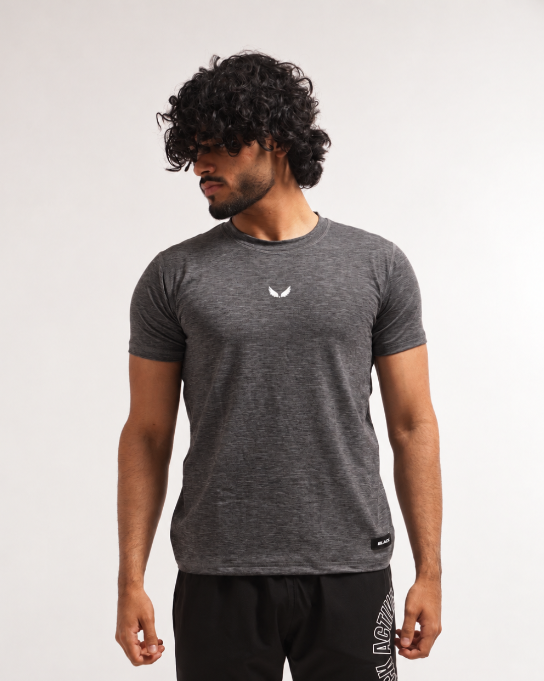 Sculpt Tee Charcoal