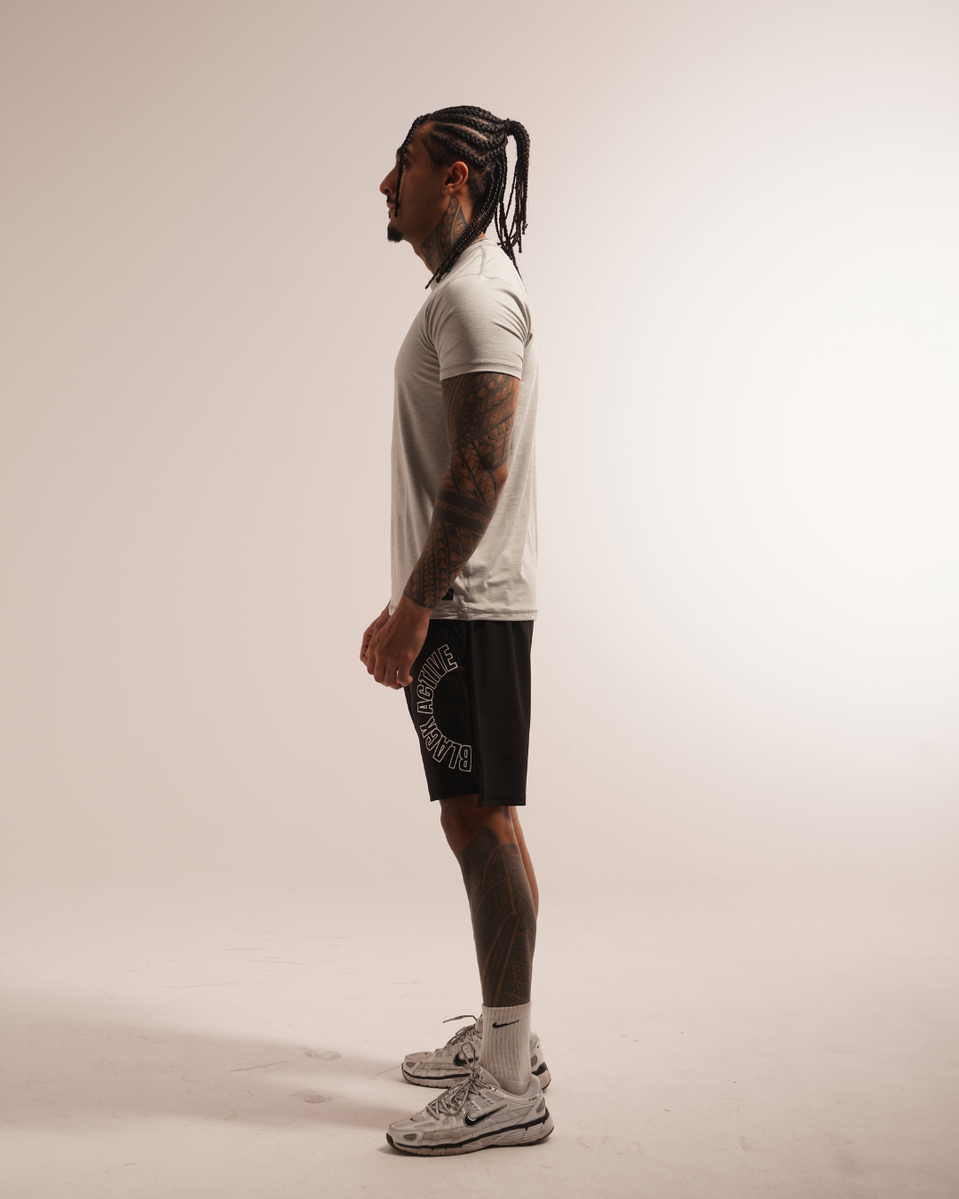 Sculpt Tee L Grey