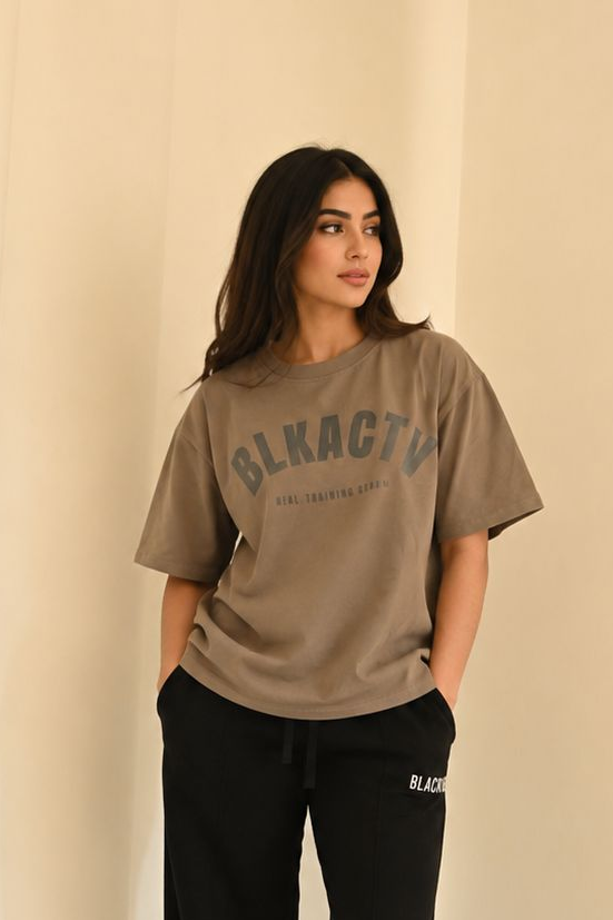 BLKACTV RELAXED TEE BROWN